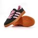 Кеди чорні з рожевим Adidas Spezial Black Pink 10952 фото 4