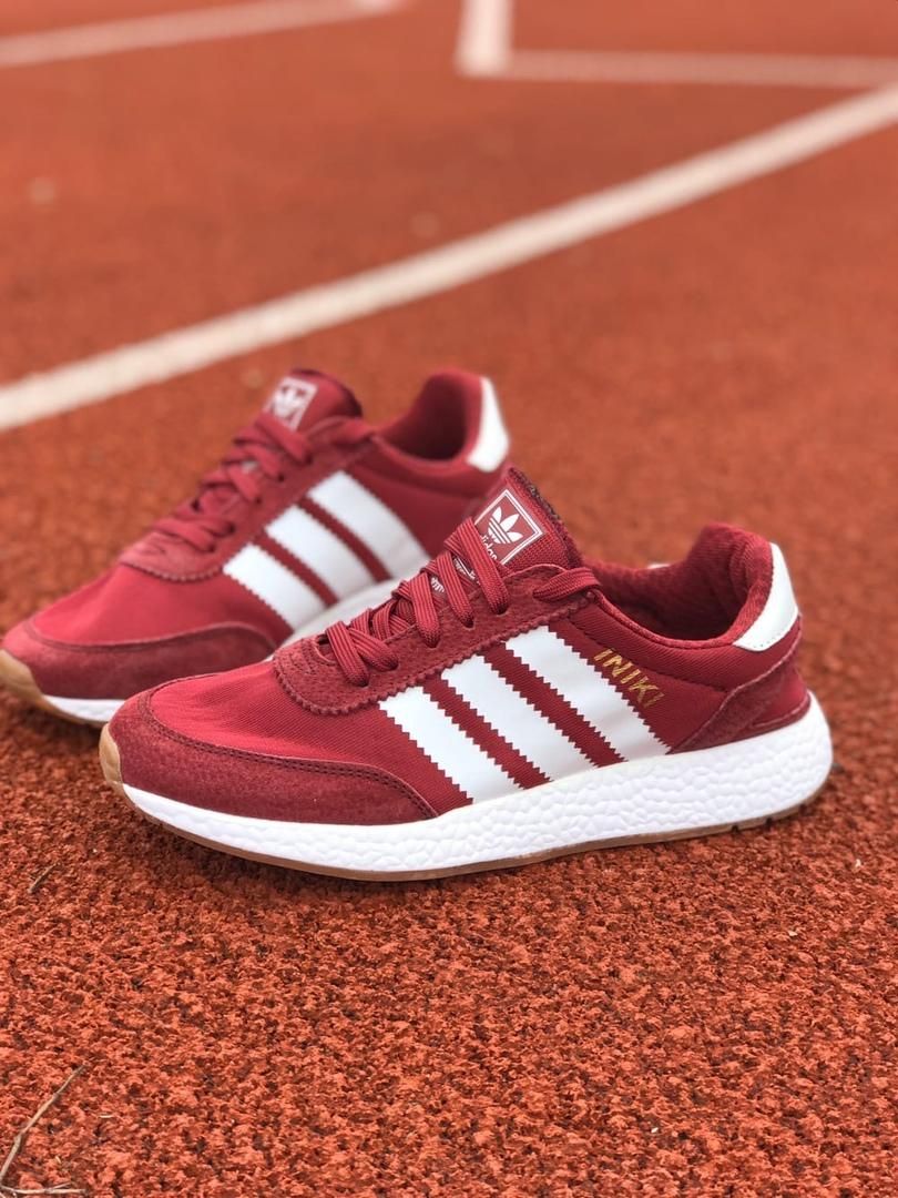 Кросівки Adidas Iniki Bordo White 2512 фото