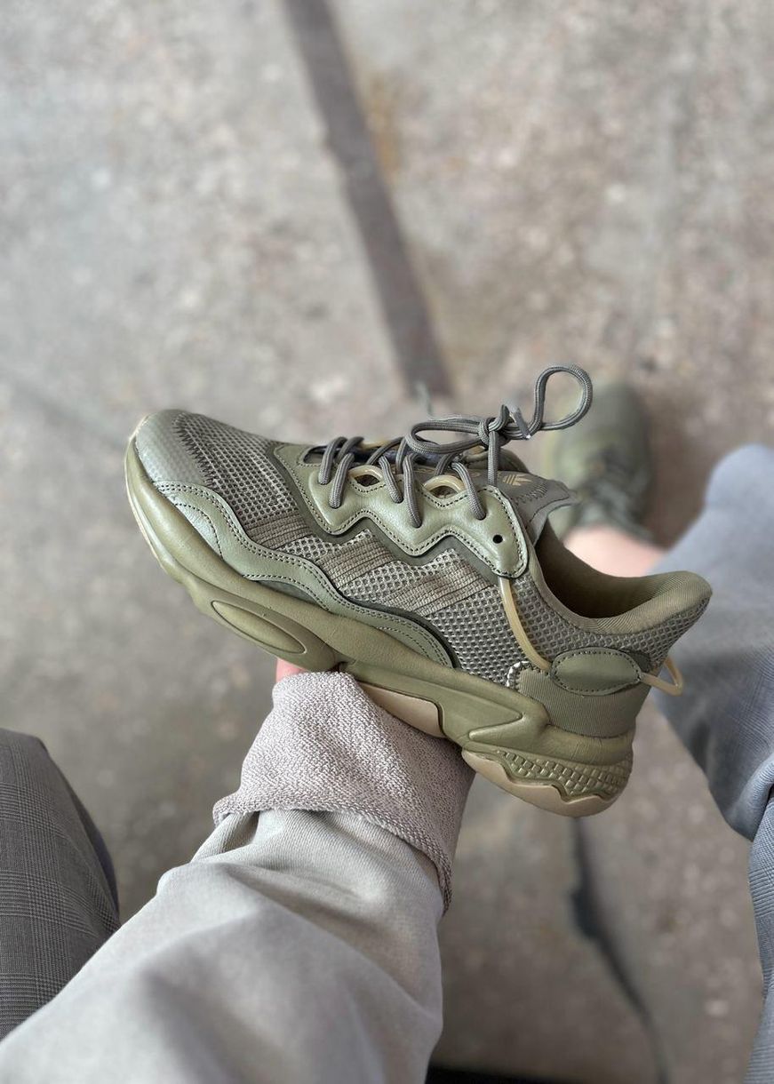 Кроссовки Adidas Ozweego Khaki 3259 фото