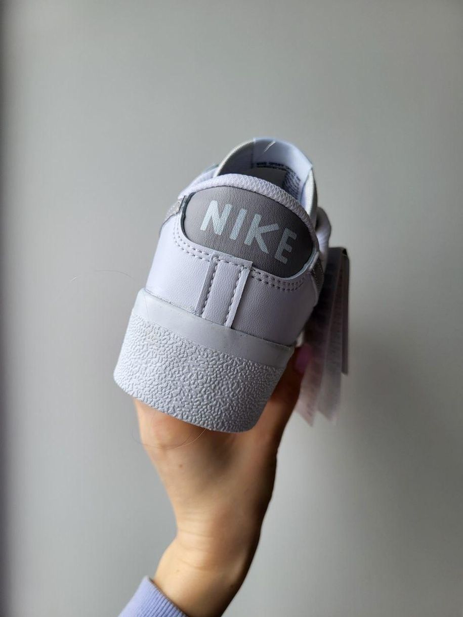 Кросівки Nike Blazer Low Platform White Gray 1572 фото