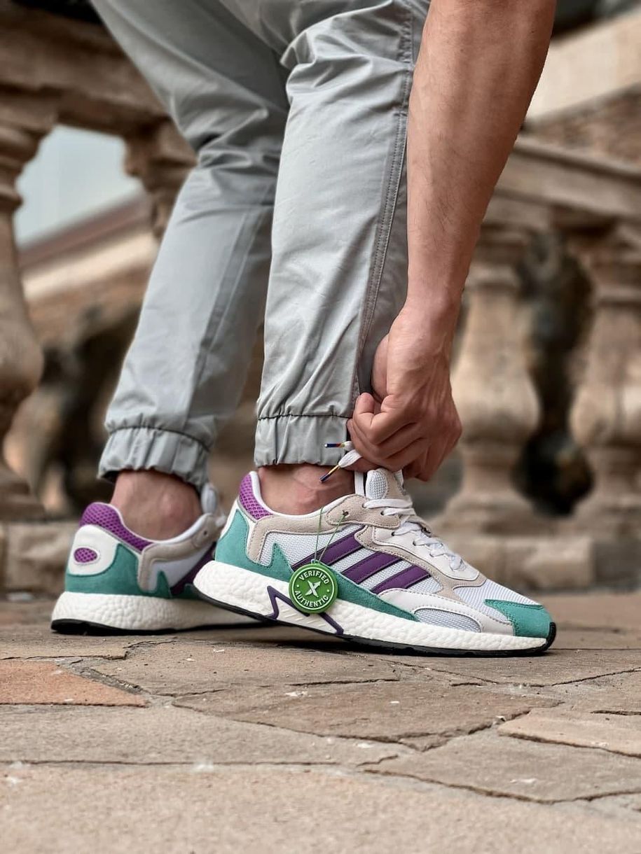 Кросівки Adidas Tresc Run White Purple Aqua 2943 фото