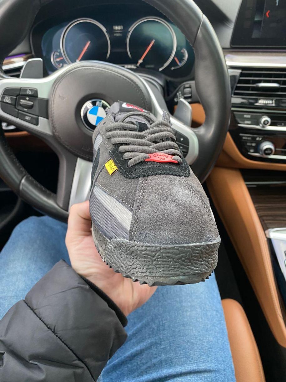Кроссовки Nike Cortez Grey Black v3 1261 фото