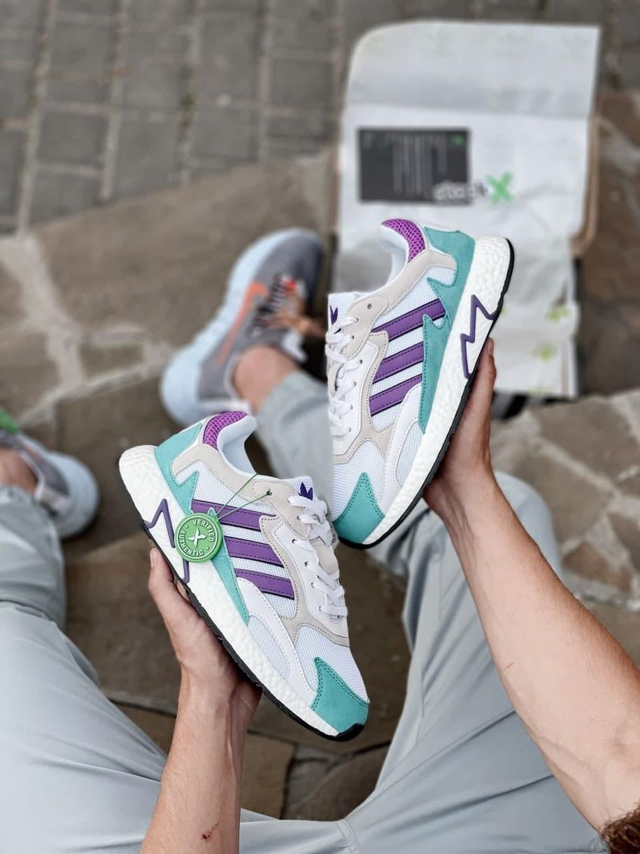 Кросівки Adidas Tresc Run White Purple Aqua 2943 фото