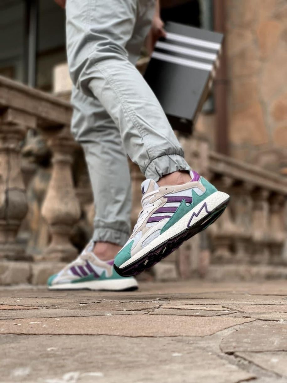 Кросівки Adidas Tresc Run White Purple Aqua 2943 фото