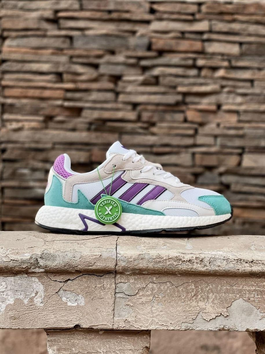 Кросівки Adidas Tresc Run White Purple Aqua 2943 фото