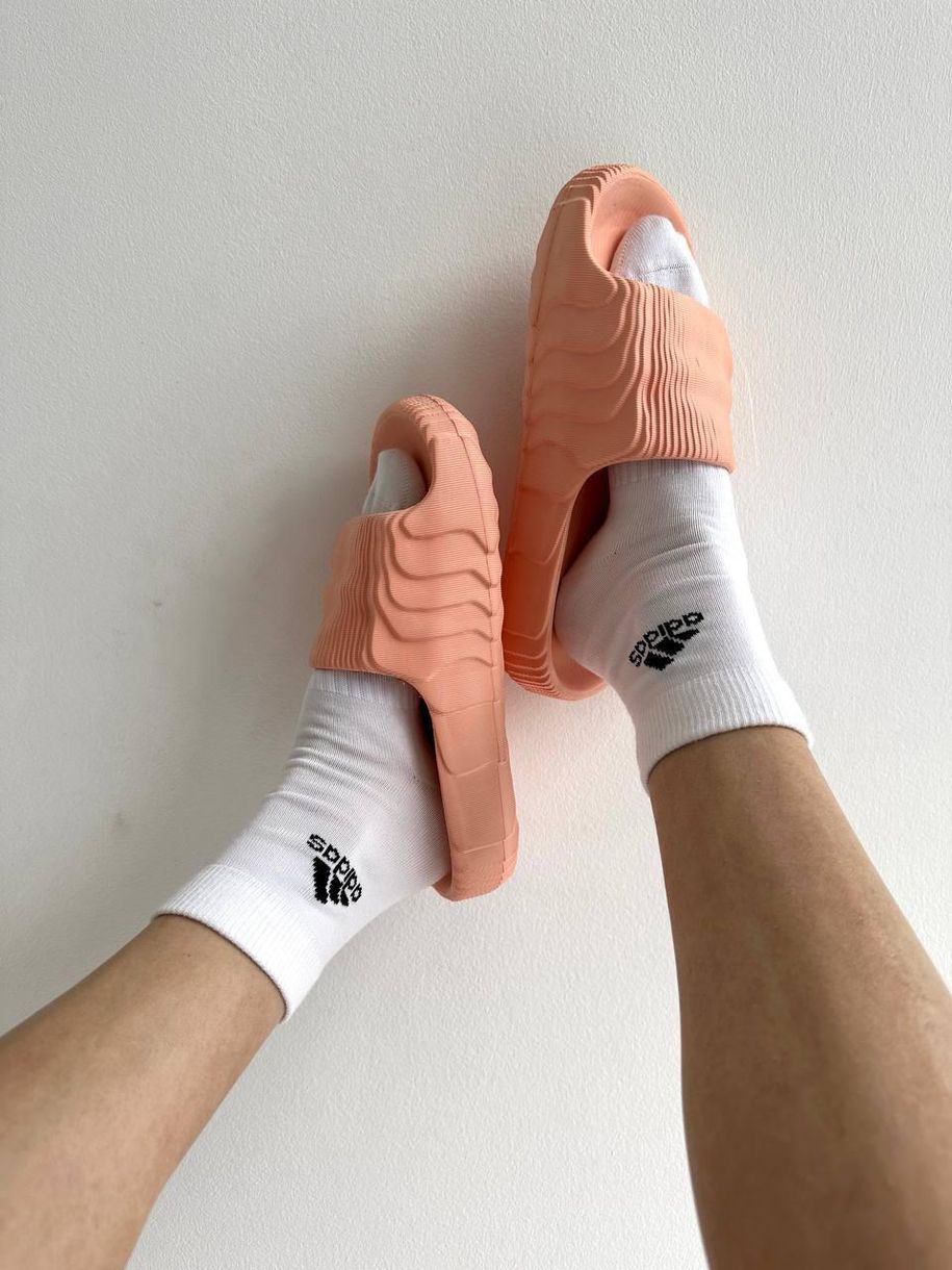 Шлепанцы Adidas Adilette Peach Slides 9189 фото