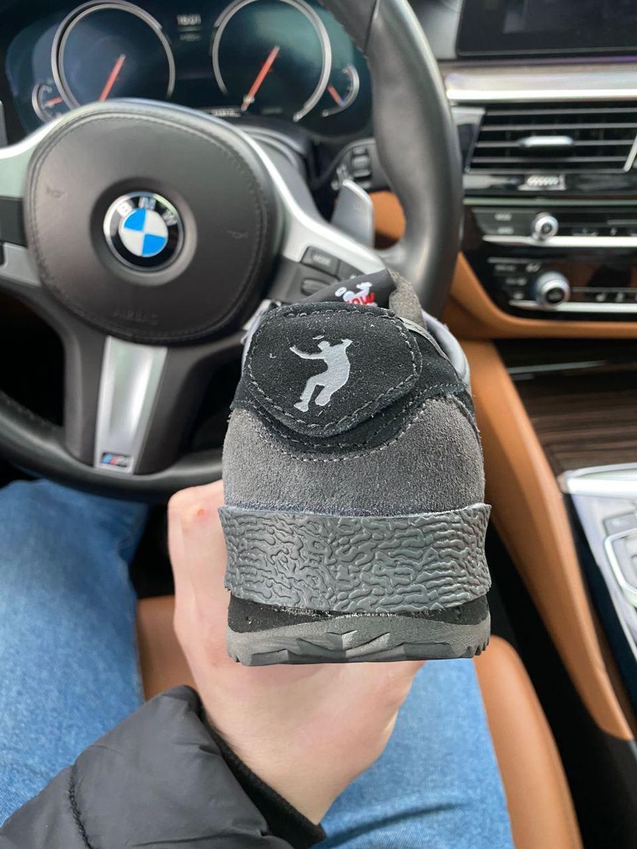 Nike Cortez Grey Black v3 1261 фото