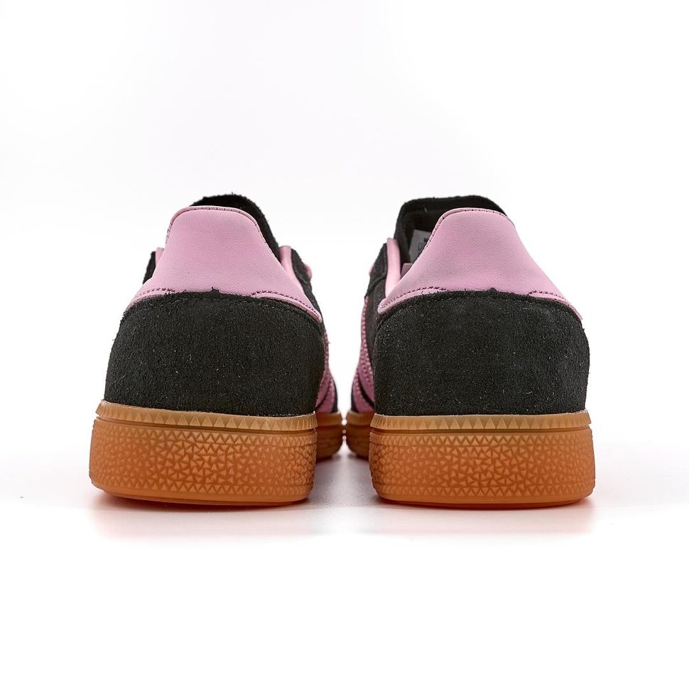 Кеди чорні з рожевим Adidas Spezial Black Pink 10952 фото