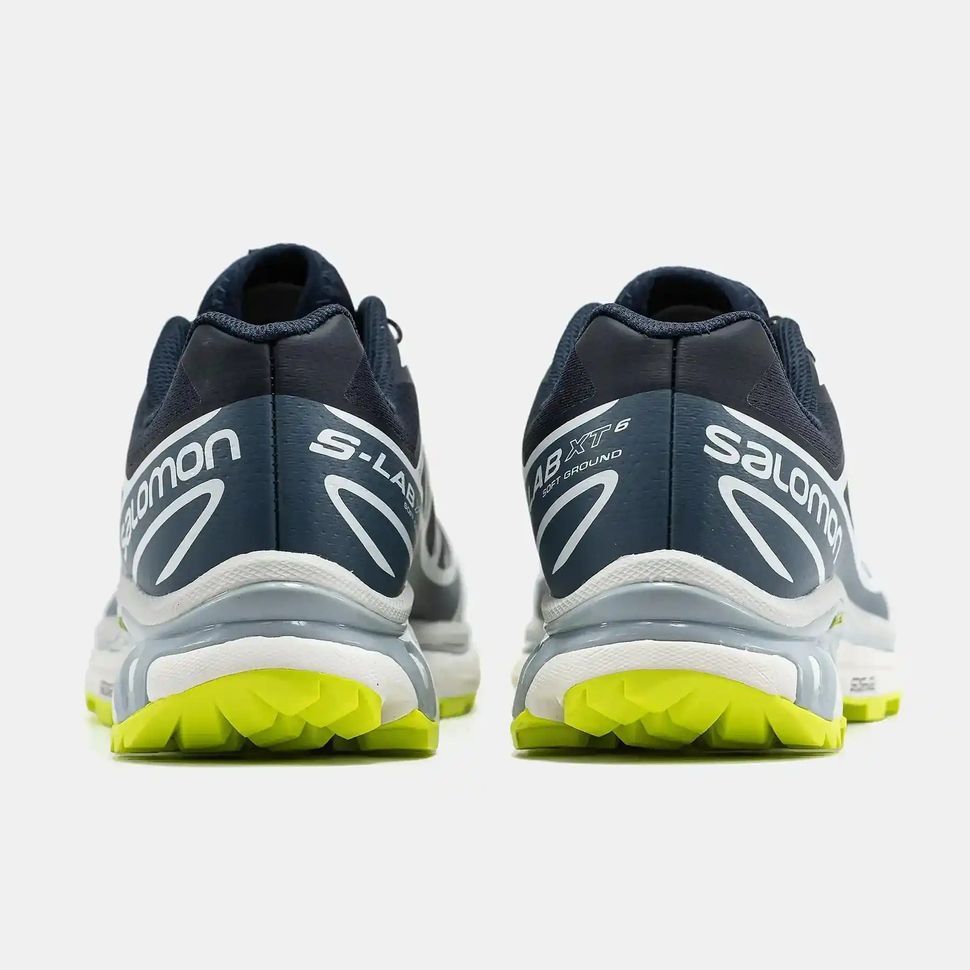 Salomon XT-6 Softground Navy Lime Grey