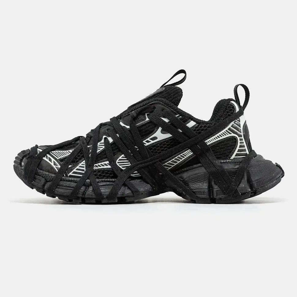 Balenciaga 3XL Extreme Lace Black White