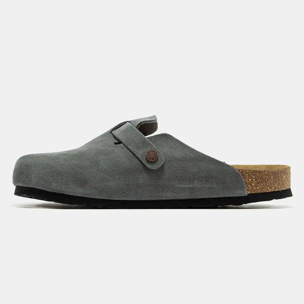 Birkenstock Boston Stone Coin Suede