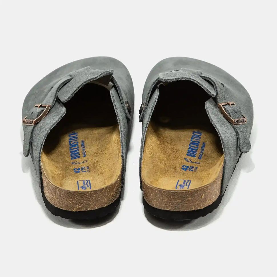 Birkenstock Boston Stone Coin Suede