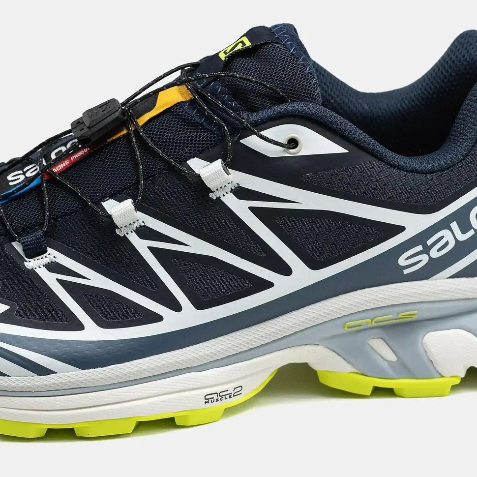 Salomon XT-6 Softground Navy Lime Grey